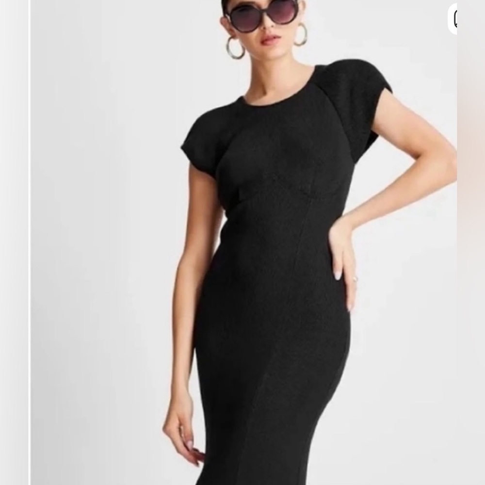 Chic Black Midi Dress